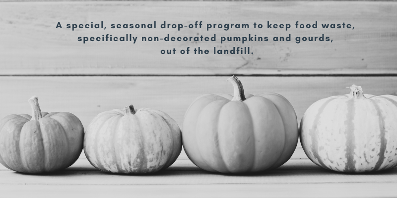 ITB: CONTAINERS FOR PUMPKIN COMPOSTING COLLECTION